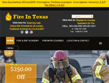 Tablet Screenshot of fireintexas.com